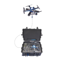 G7L - квадрокоптер с прожектором и питанием по кабелю