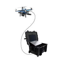 G7LV - квадрокоптер с прожектором, видеонаблюдением и питанием по кабелю